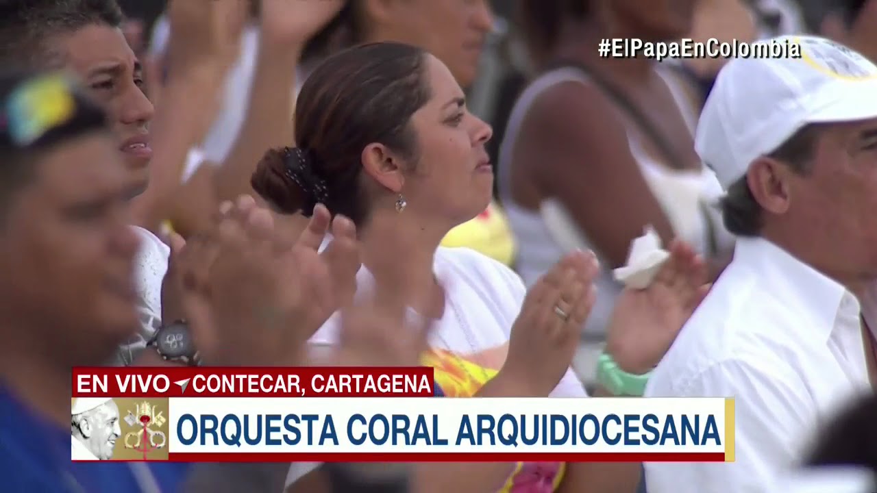 Así sonó el Gloria en ritmo caribeño durante la misa del papa en Cartagena  | Noticias Caracol