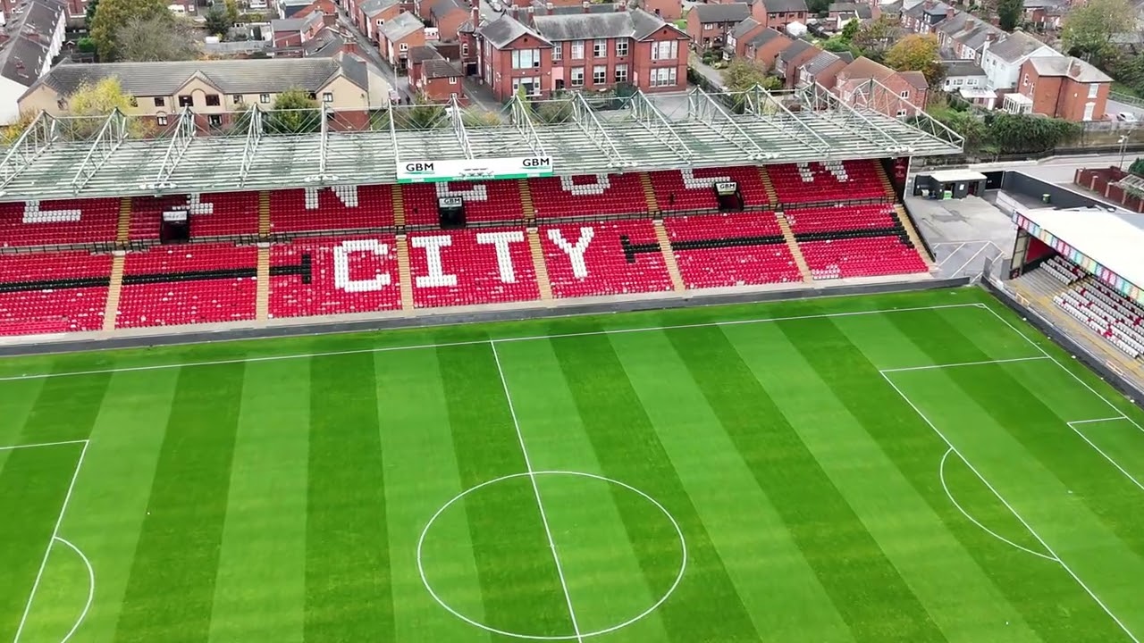 Sincil Bank (LNER) Stadium - Home of Lincoln City.