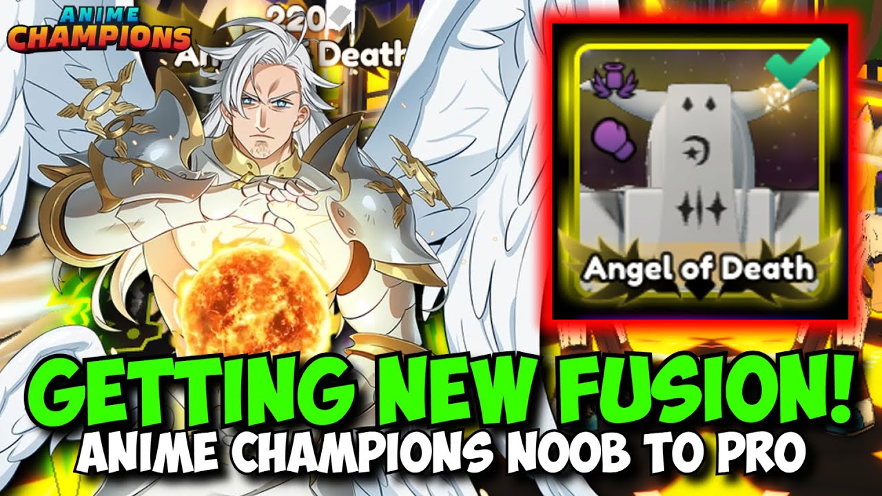 Getting the New Fusion Unit ANGEL OF DEATH in Anime Champions! F2P Noob To Pro Day 112