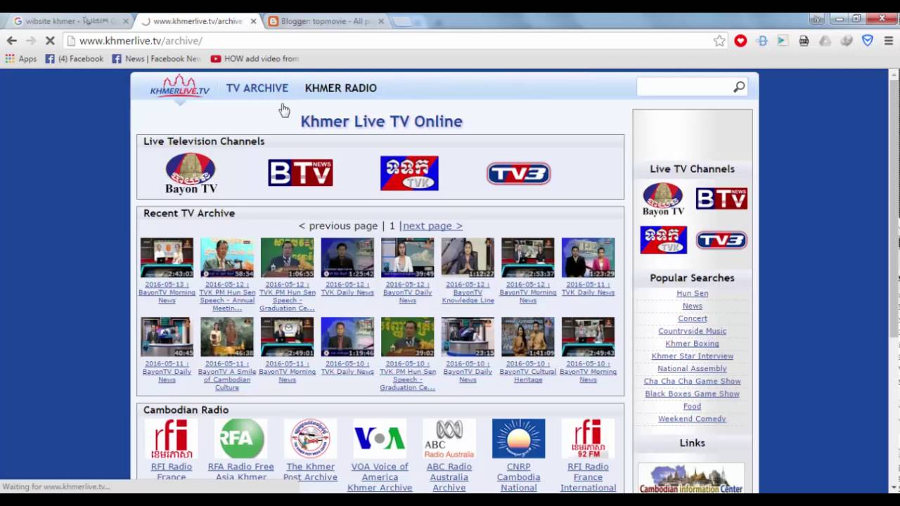 Khmer Live TV Online