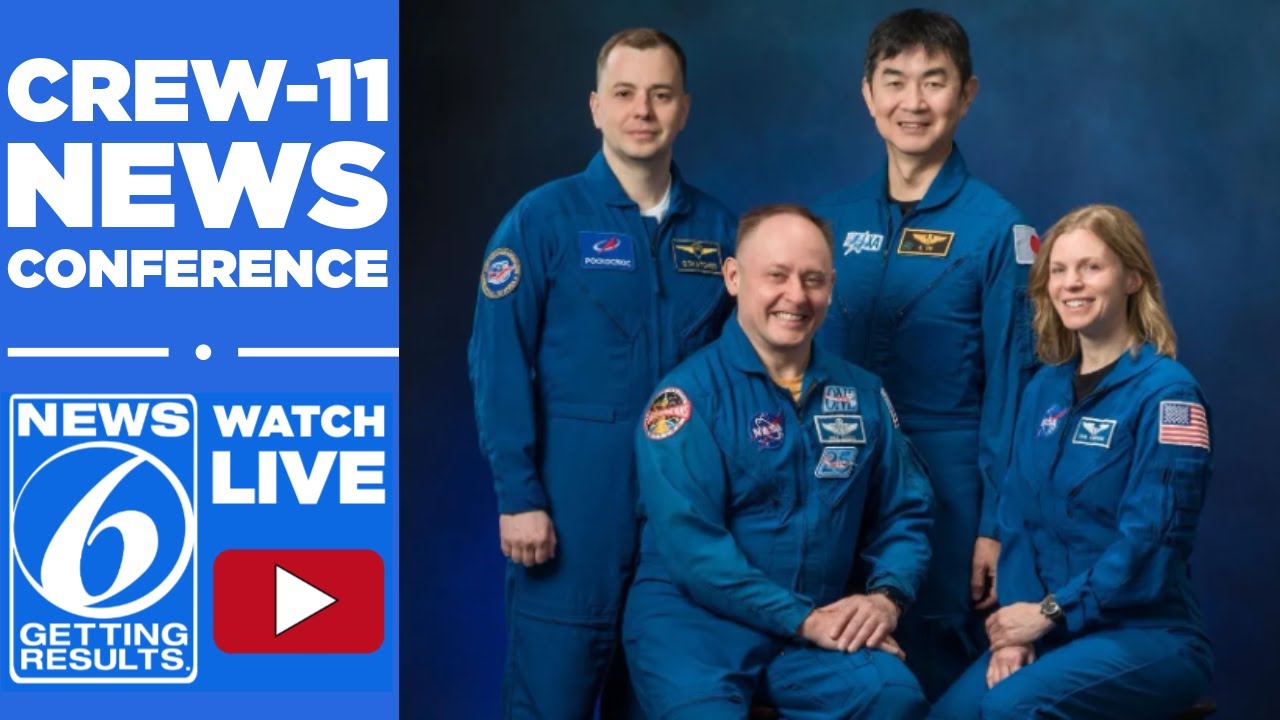 WATCH LIVE: Members of NASA's SpaceX Crew-11 mission to hold news conference
