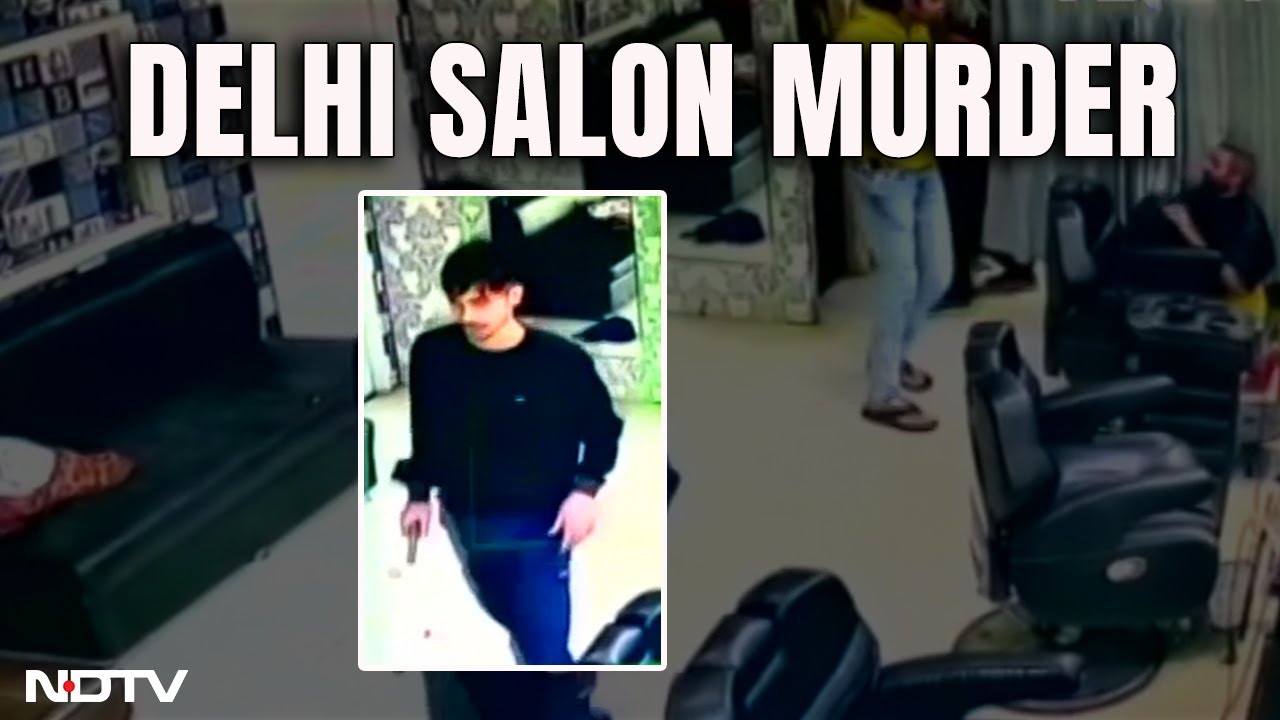 Delhi Salon Murder | On Camera, 2 Men Shot Dead Inside Delhi Salon