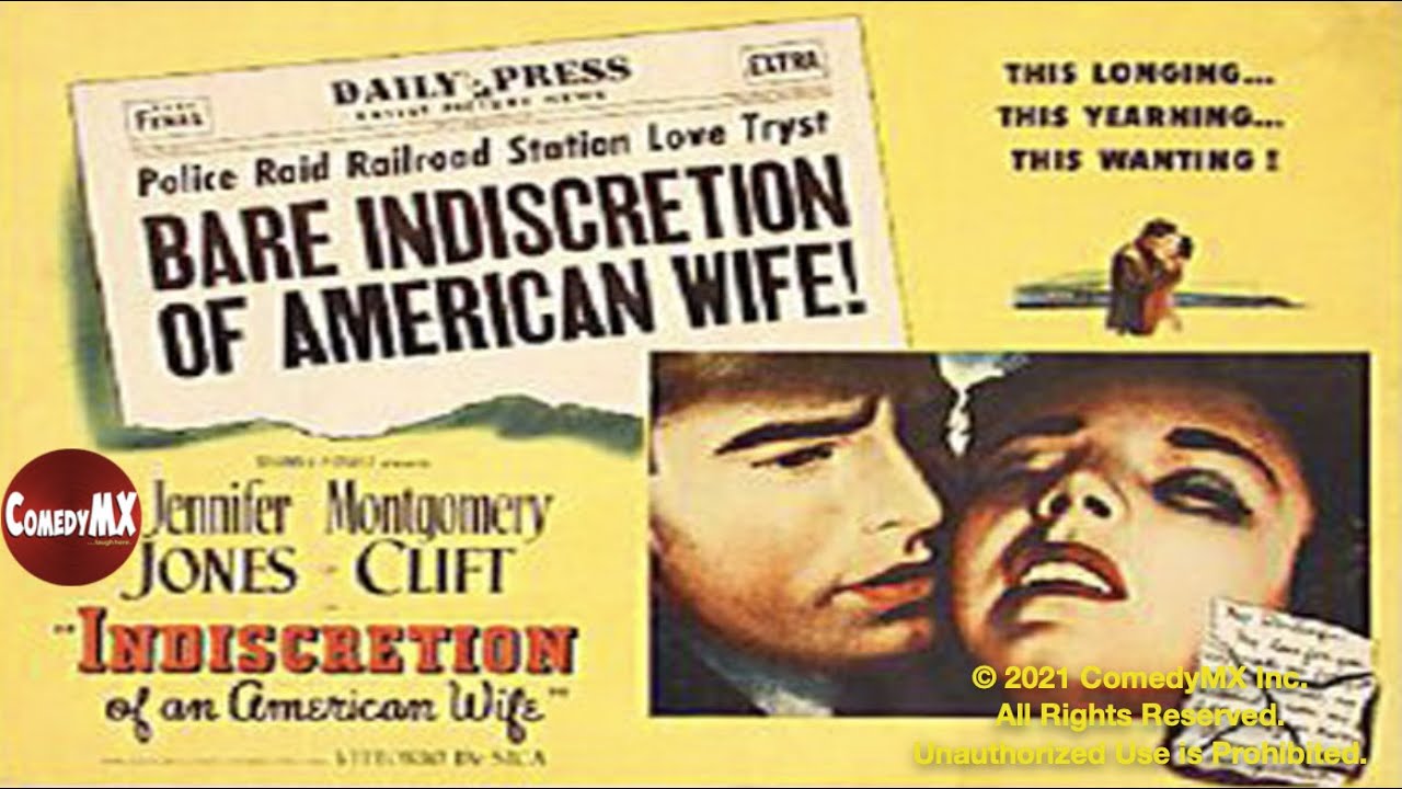 Indiscretion of an American Wife (1953) | Full Movie | Jennifer Jones | Montgomery Clift