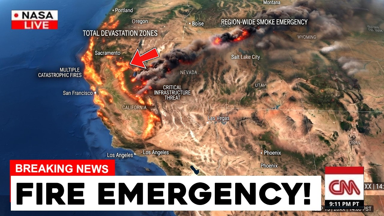 The U.S. West Is Burning&mdash;84 Major Wildfires Rage On!