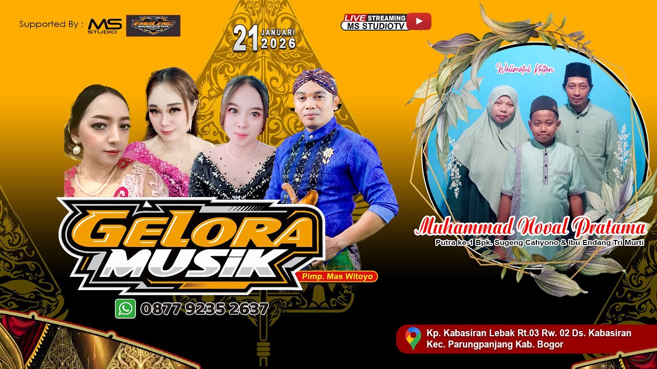 LIVE CAMPURSARI GELORA MUSIK || WALIMATUL KHITAN ANANDA 