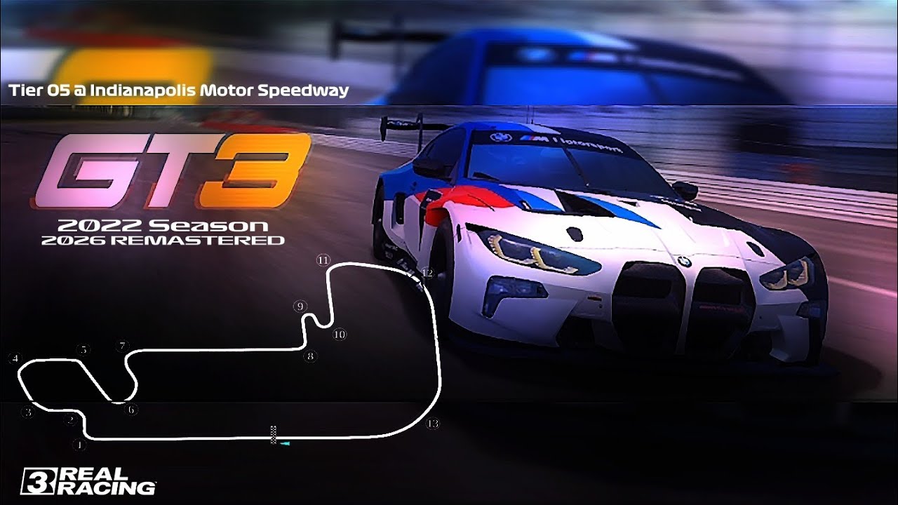 Real Racing 3 - GT3 2022 Season REMASTERED - Tier 5 (Indianapolis Motor Speedway) 🇺🇸