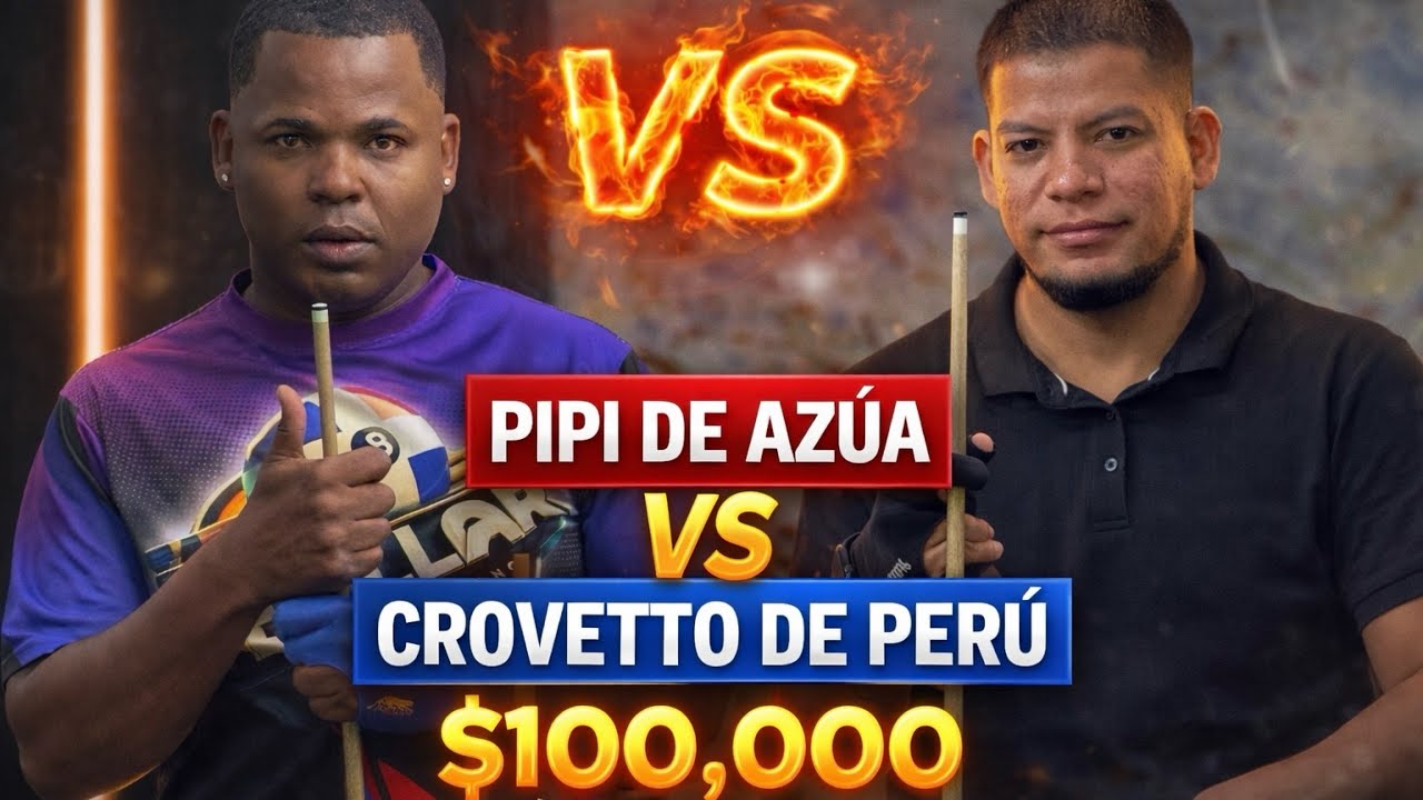 Pipi de Azúa vs Crovetto (pochito) de Perú - $100,000