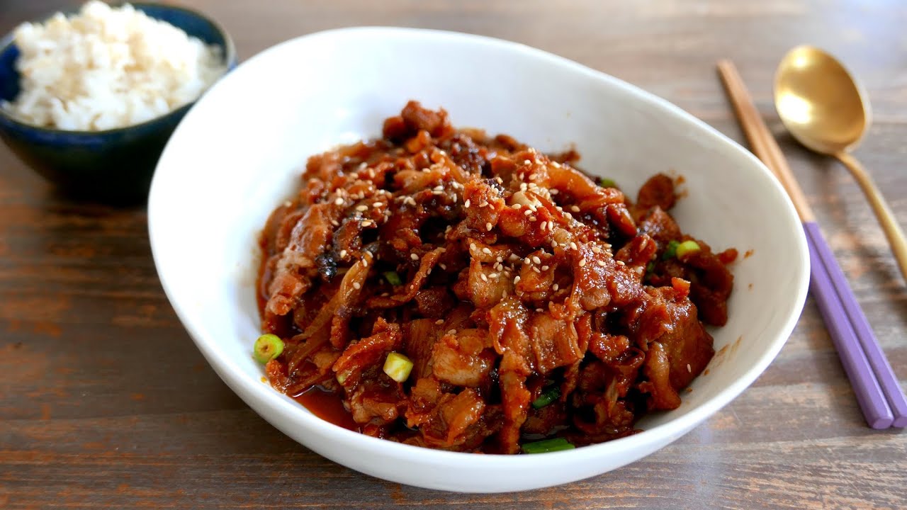 Porc Bulgogi épicé à la coréenne | Dwaejigogi | wa's Cuisine