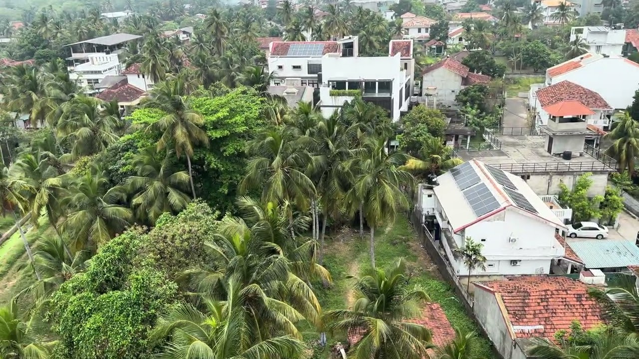 A view from a roof in Negombo, Sri Lanka. 