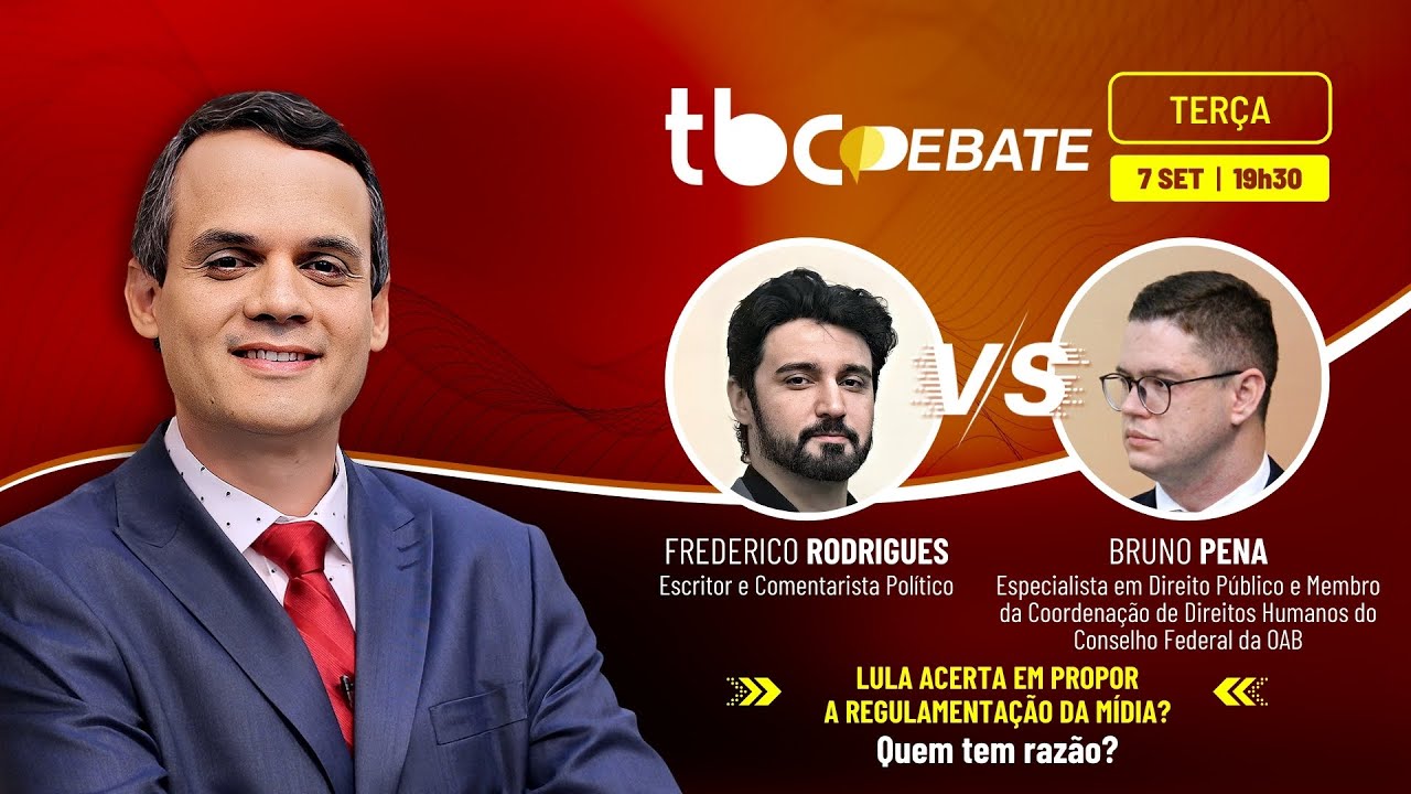 LULA ACERTA EM PROPOR A REGULAMENTAÇÃO DA MÍDIA? | TBC DEBATE | 07/09/2021