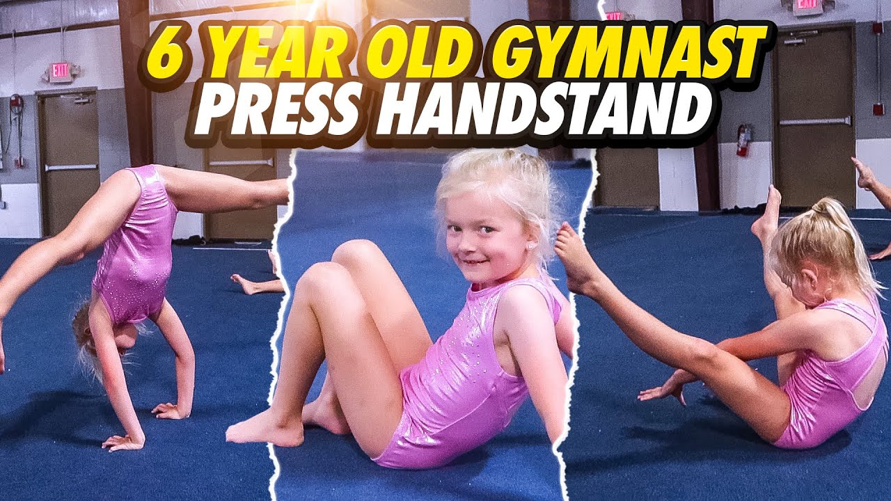 Coach Life: Tiny Gymnast Does Press Handstand| Rachel Marie