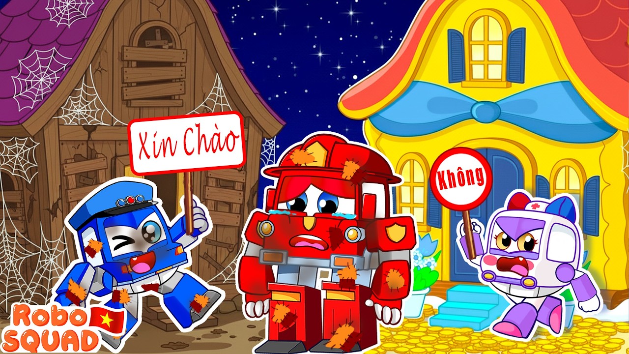 Cưu Mang Cụ Già Giả Nghèo Được Tặng Luôn Biệt Thự Mới! Hoạt Hình Thiếu Nhi Vui Nhộn 2D  - RoboSquad