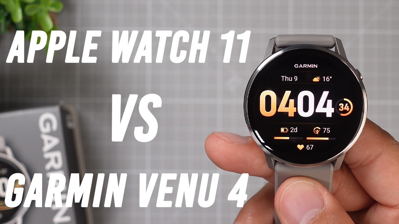 Garmin Venu 4 vs Apple Watch 11 – Das große Smartwatch-Duell 2025!