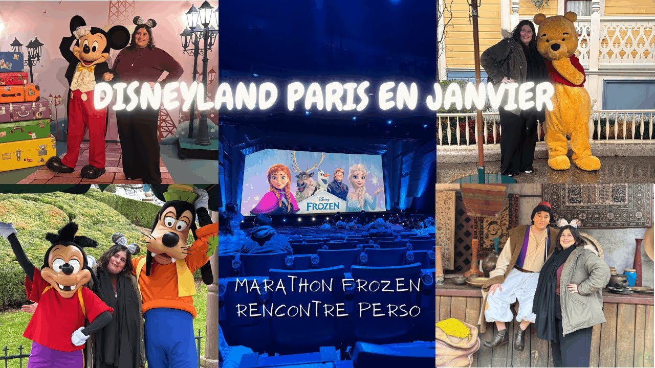 Janvier à Disneyland Paris ❄️ marathon Frozen & rencontres personnages