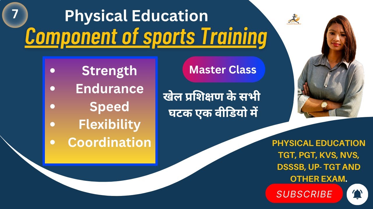 Components of Sports Training Explained | Strength, Endurance, Speed, Flexibility & Coordination