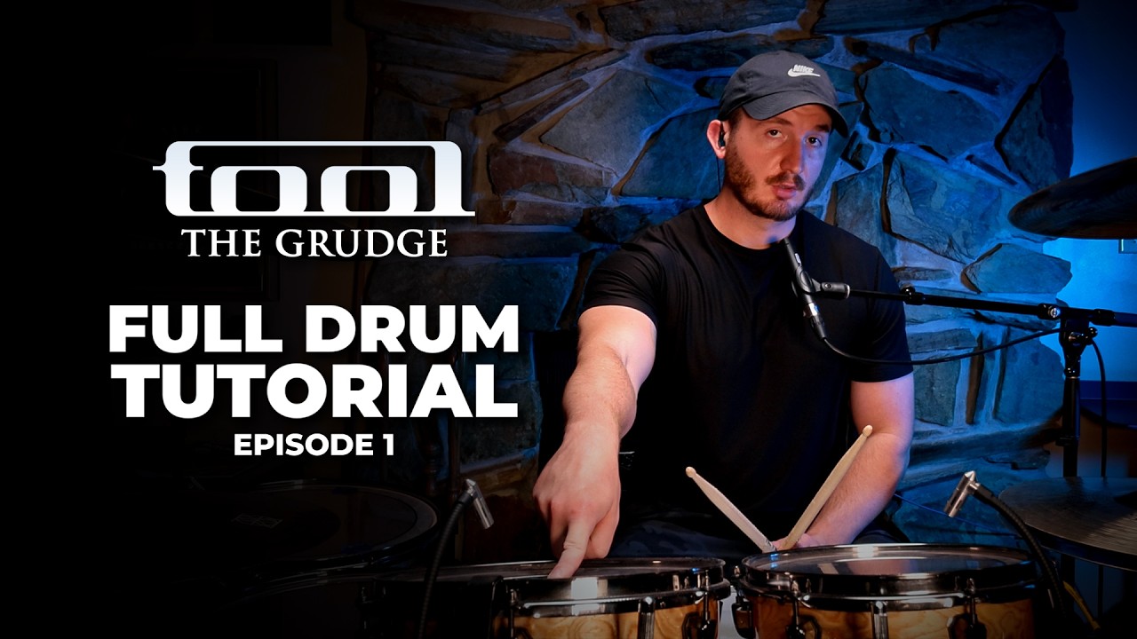 How to Play THE GRUDGE on Drums Pt. 1 (Full Drum Lesson)
