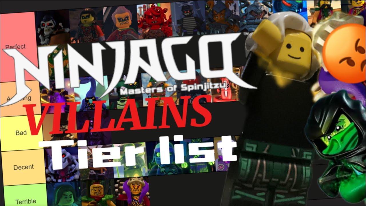 Ninjago VILLAINS TIER LIST