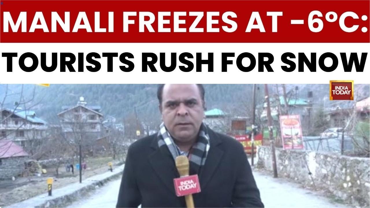 Tourists Flock To Manali For Snowfall Amid Bone-Chilling Cold | Special Report