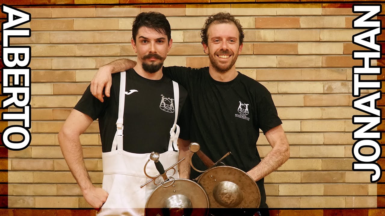 Sword and buckler - HEMA sparring - Alberto VS Jonathan