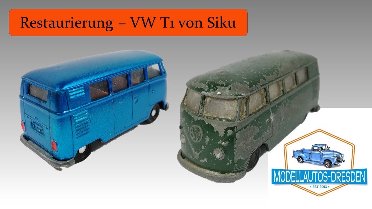 #16 VW T1 Bus von Siku V211 Custom restoration restaurieren Kommentar auf deutsch