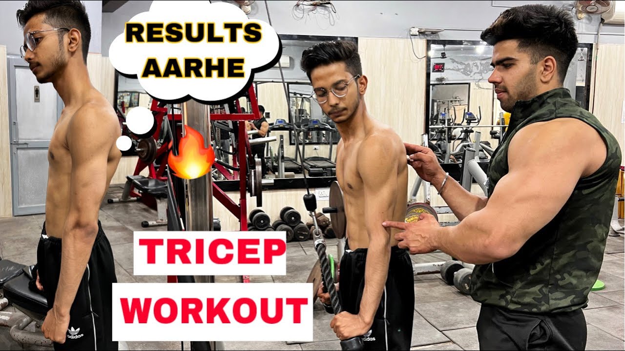 TRICEP WORKOUT BEGINNER KE SATH🔥 AISE HOGE BIG ARMS✅