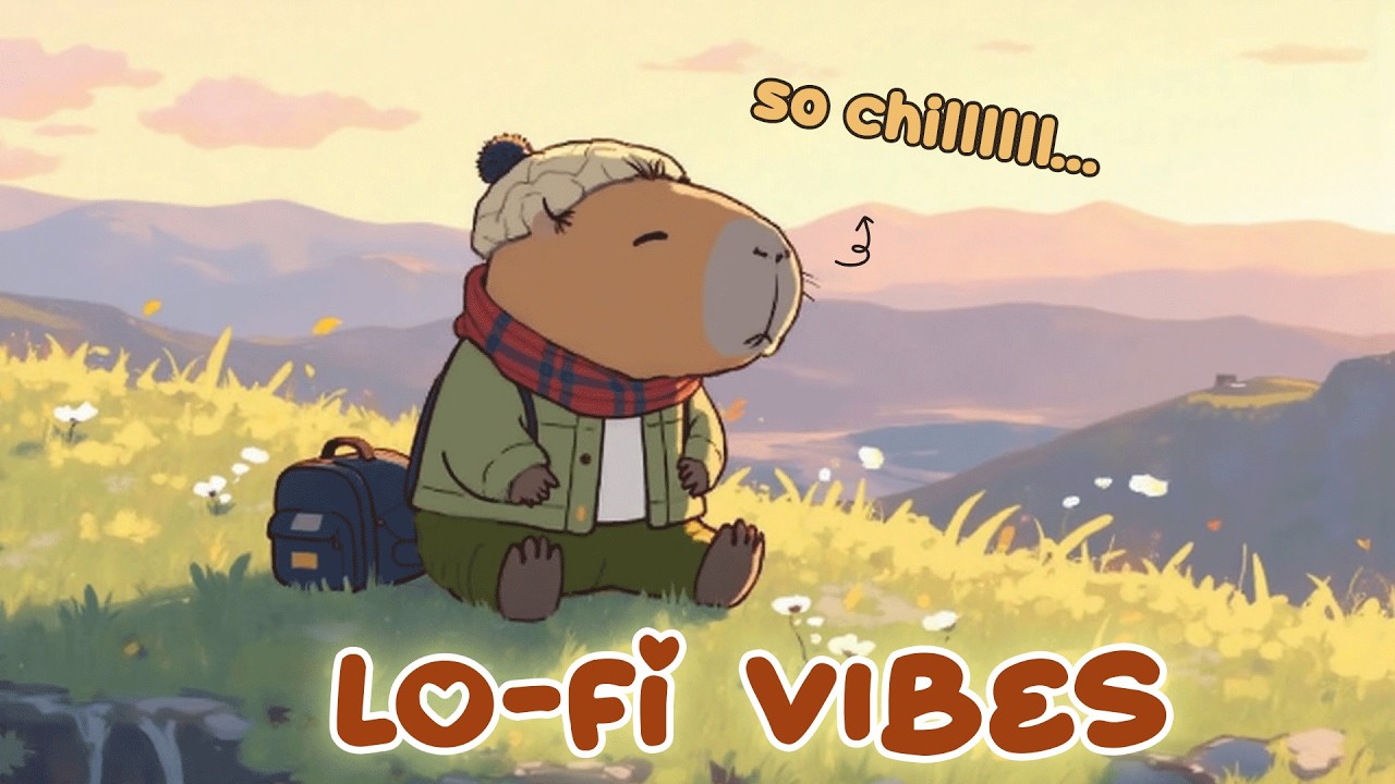 Gentle Lofi Helps You Work and Create Better 🌷🌸 Spring is calling, Capy is here!