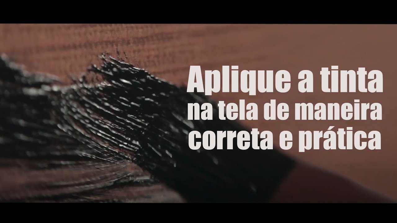 Live #44 - Aprenda o jeito prático e correto de aplicar a tinta na tela e a fazer as transições