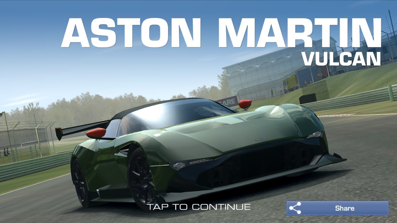 Real Racing 3 Car Customization: Aston Martin Vulcan Maximum Performance Upgrade