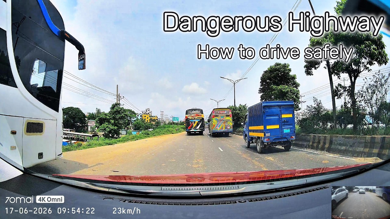 How to Drive Safely on Bangladesh&rsquo;s N5 Highway | POV Drive