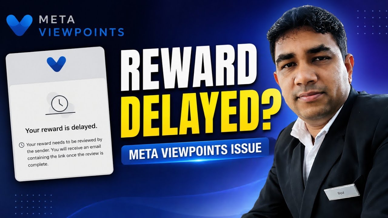 Viewpoints Reward Delayed Fix | Meta Viewpoints Payment Problem Ka Solution