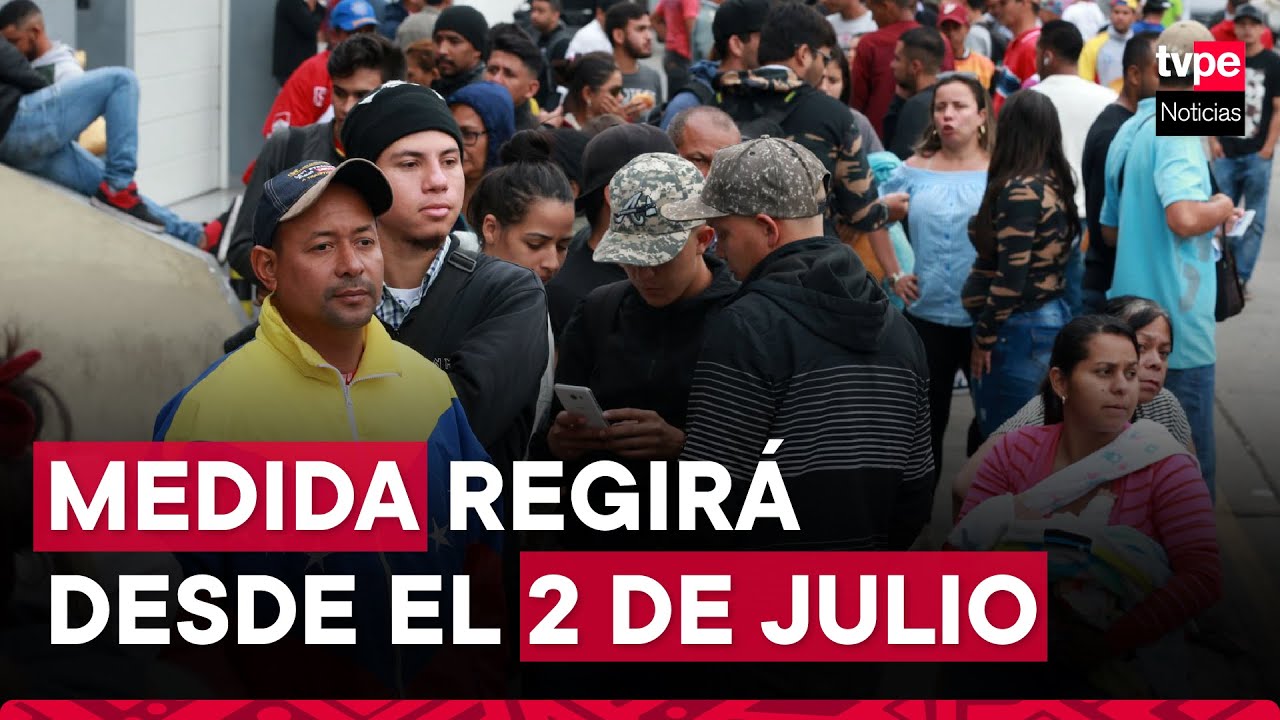 Migraciones: venezolanos deberán presentar visa y pasaporte para ingresar al Perú