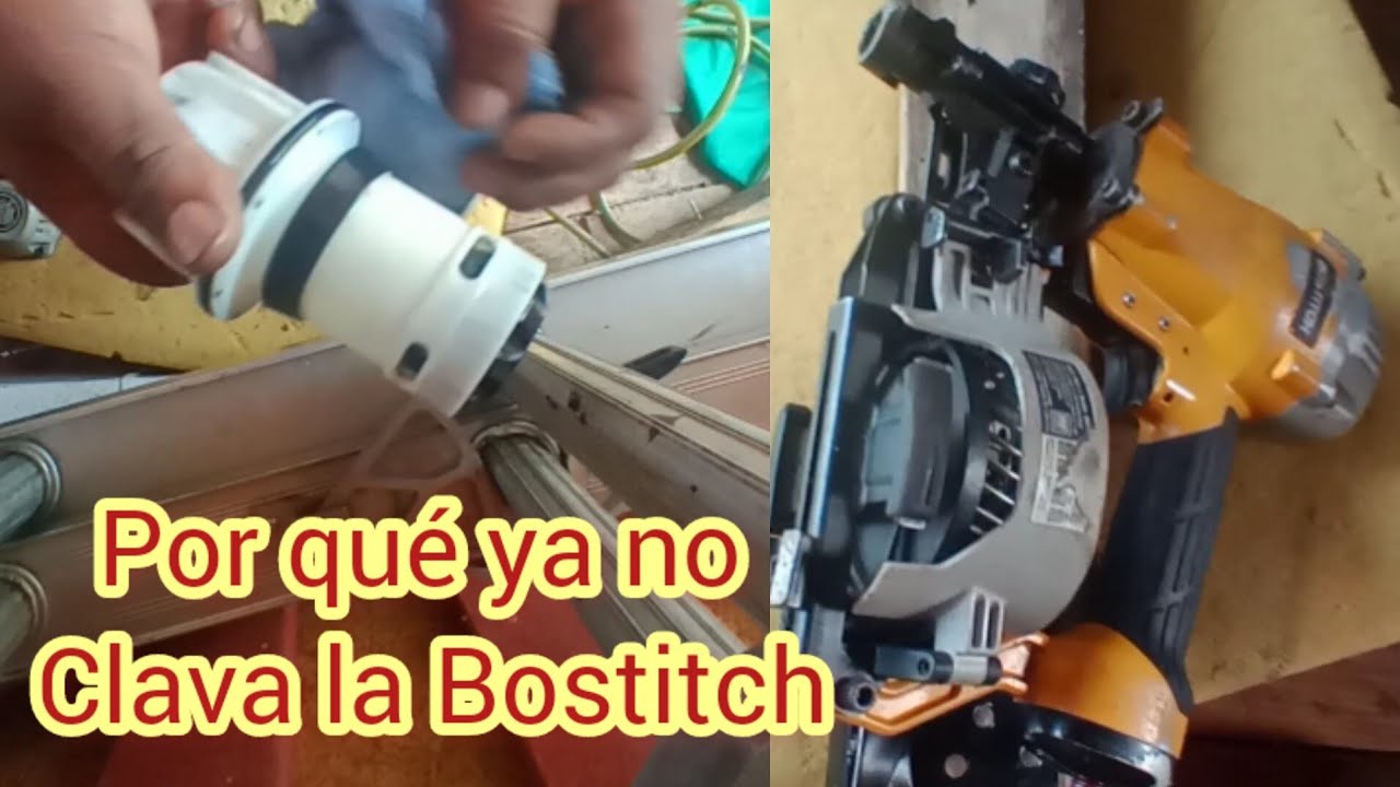 como arreglar pistola Bostitch