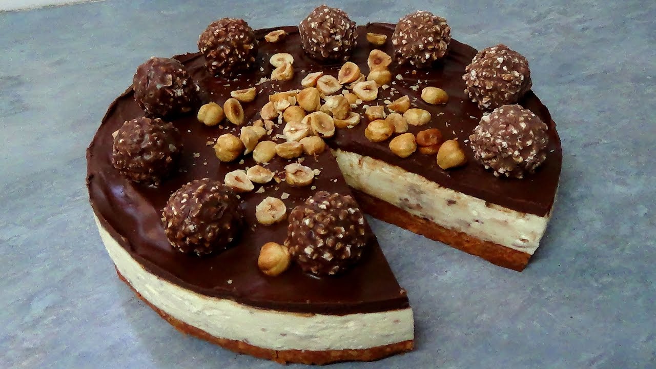 how to make no-bake chocolate nutella hazelnut cheesecake