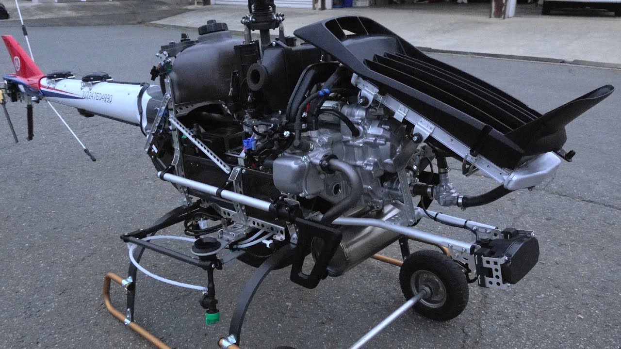 2024 農薬散布 ⑥ RC Heli 「YAMAHA FAZER R」 4K版