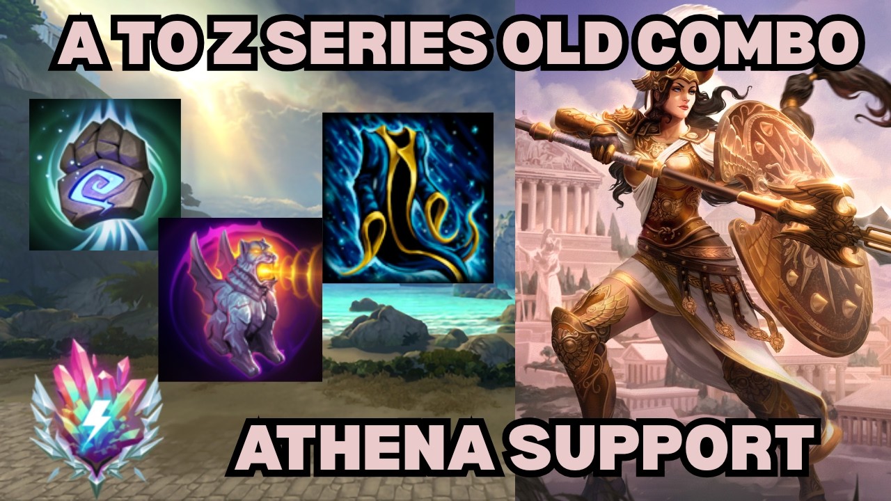 A TO Z SERIES   OLD COMBO - Athena Support Smite 2 Gameplay