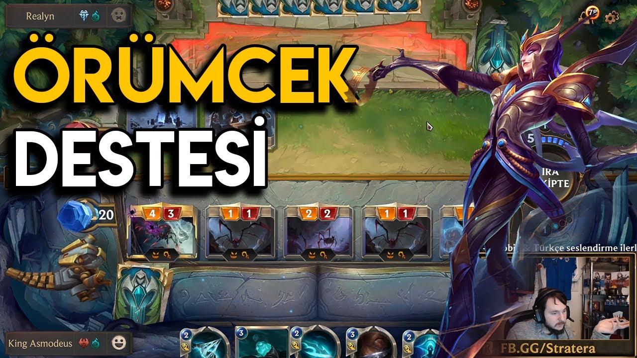 LoR | M&uuml;thiş &Ouml;r&uuml;mcek Destesi | Dereceli Yeni Oyuncu Dostu Deste