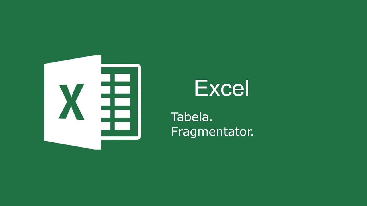 Kurs Excel - tabela, fragmentator