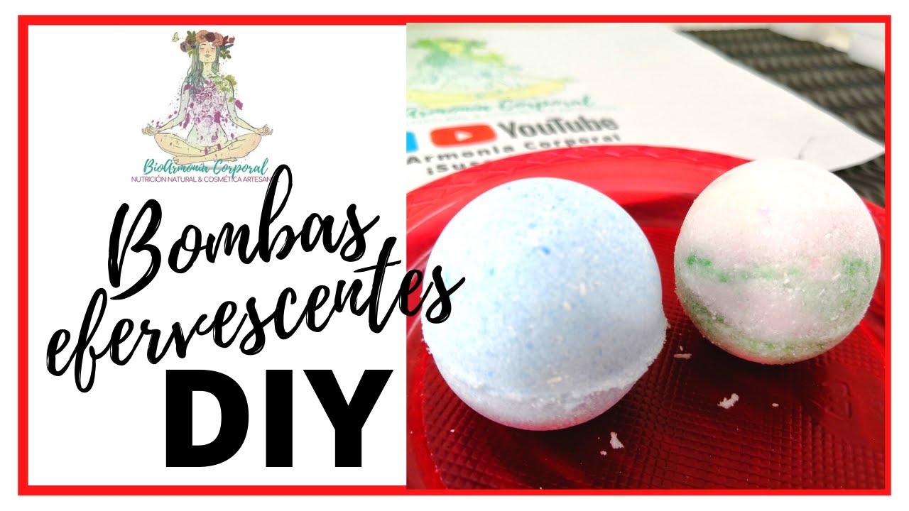 Cómo hacer Bombas de baño EFERVESCENTES 🛁 DIY SPA La mejor fórmula