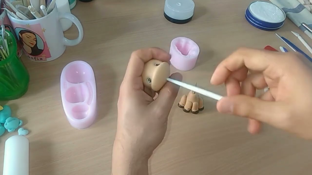 tutorial- moldes de silicona Ángel santana ideas