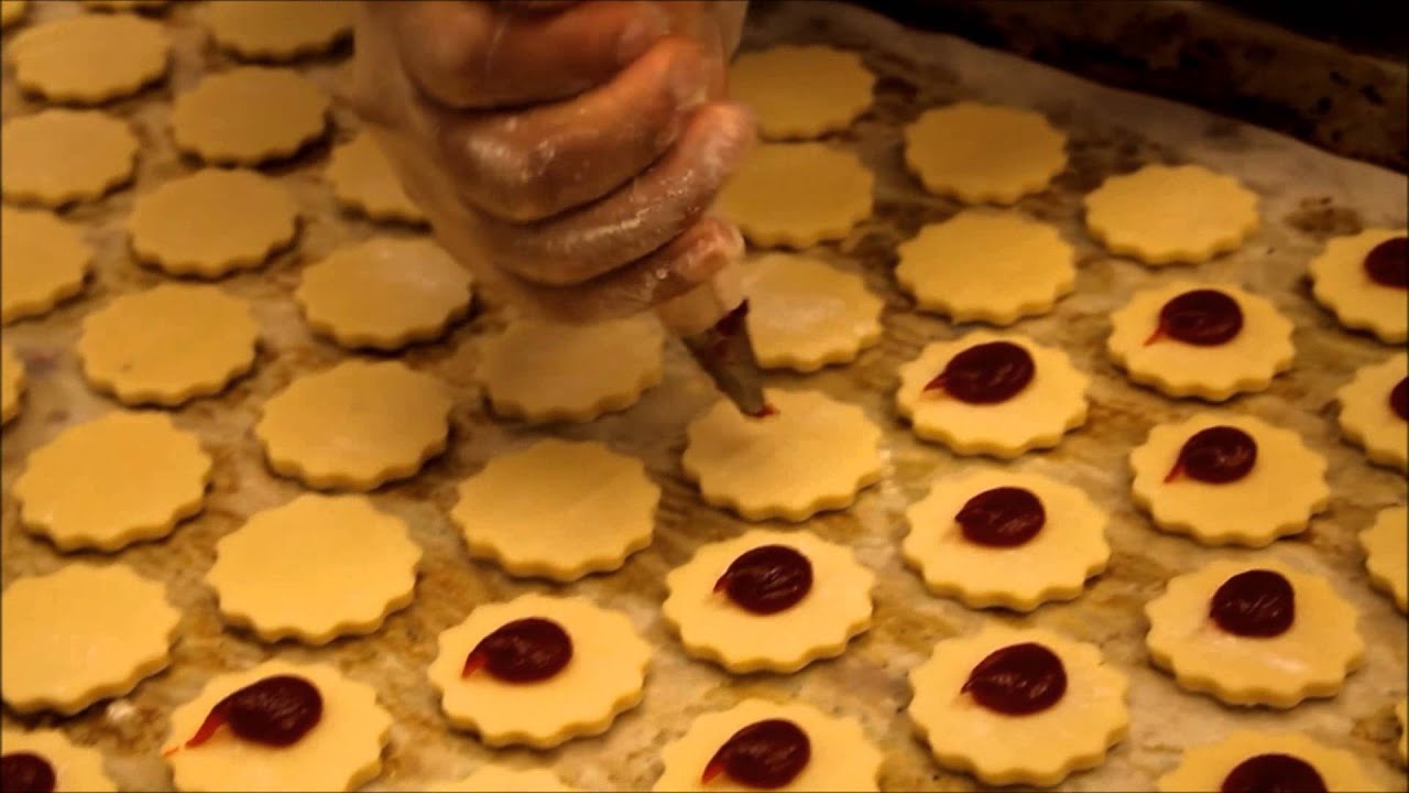 Making Hamentaschen at Glick's Bakery in Crown Heights