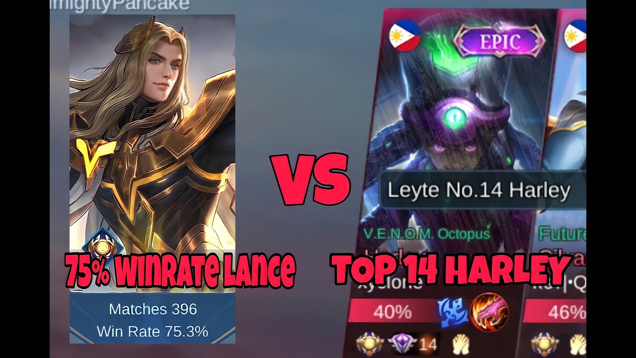 Top Global Lancelot 75% win rate VS Top 14 Senior Harley