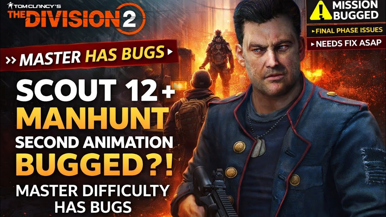 Tom Clancy's The Division 2 Scout 12 to New Master big bugs @TheDivisionGame 