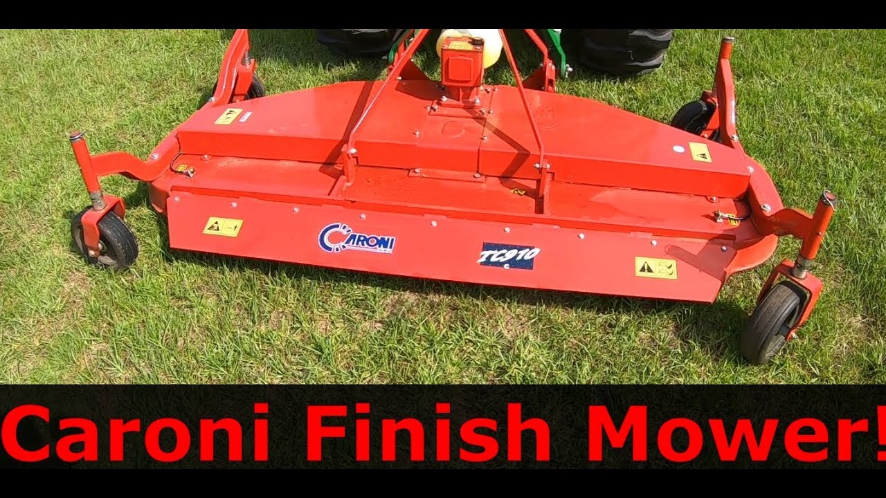 Caroni TC910 Tractor Finish Mower! John Deere 4066R