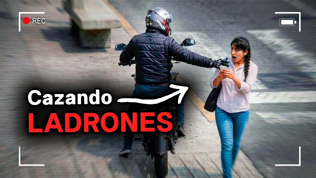 CAZANDO a LADRONES en MOTO | ASÍ OPERAN los ROBA CELULARES