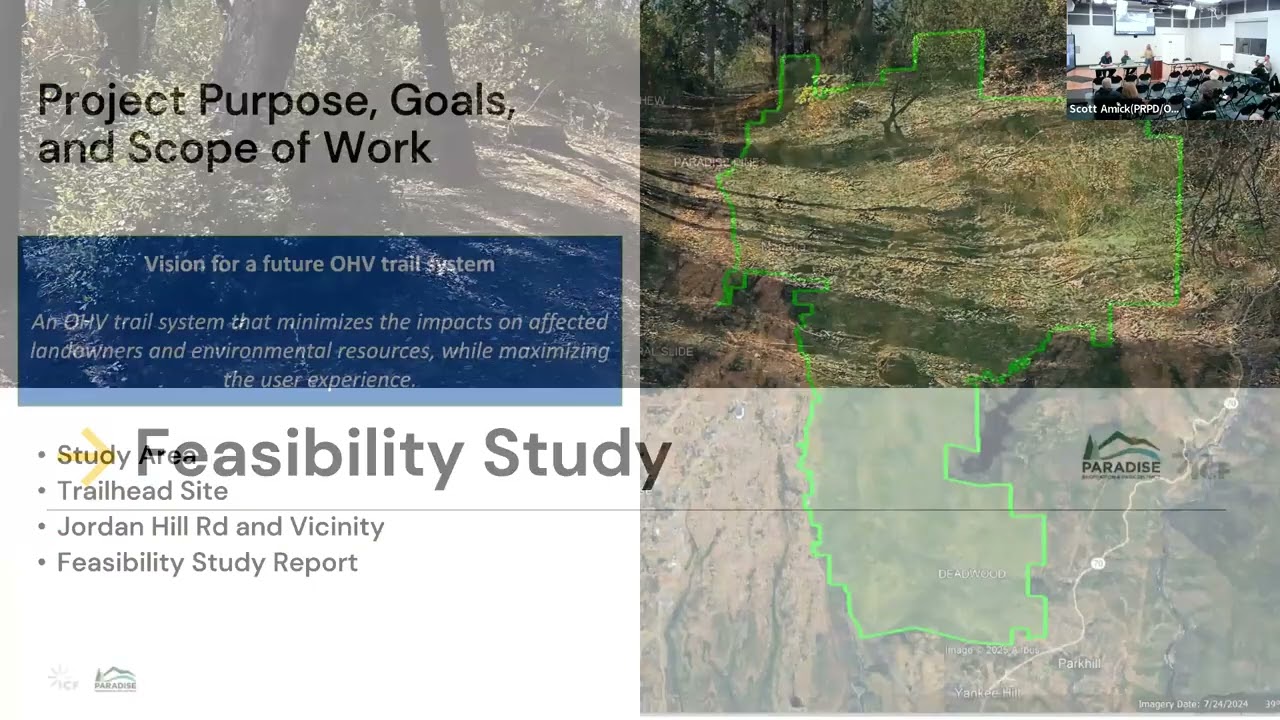 Community Workshop: Jordan Hill OHV Feasibility Study - November 19, 2025