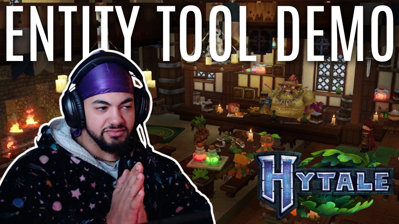 HYTALE ENTITY TOOL | First look demonstration | game changer for custom maps, levels, world design.