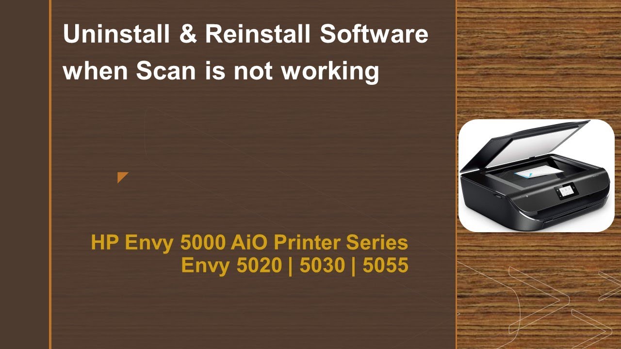 HP Envy 5055| 5020| 5030 : Uninstall and reinstall Software