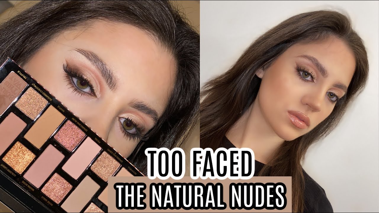 TOO FACED BORN THIS WAY THE NATURAL NUDES EYESHADOW PALETTE | REVIEW + TUTORIAL