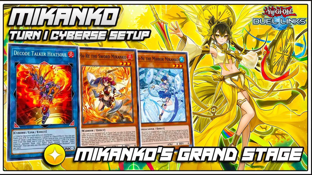 Mikanko , Turn 1 Setup Control With Cyberse and Turn 2 OTK !! [Yu-Gi-Oh! Duel Links]