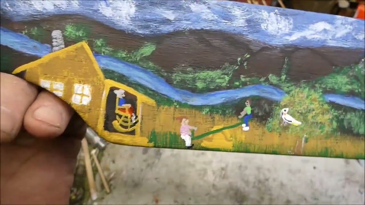 Ducelick's whirligig update 1/21/24 #folkart #kineticart